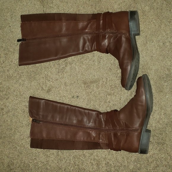Kenneth Cole Reaction Brown Riding Boots SIZE 8 - Picture 2 of 7